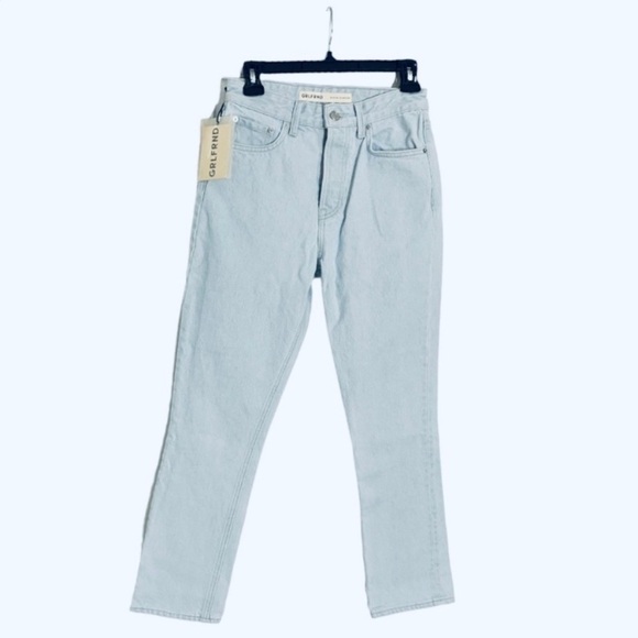 NEW Grlfrnd Jeans Karolina High Rise Straight Crop - Picture 4 of 9